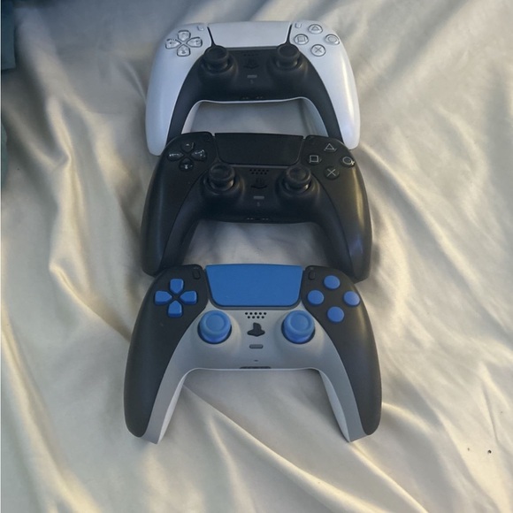 Sony DualSense Controllers White Black Blue for PS5
